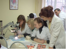 Курсанты с преподавателем Курышевой